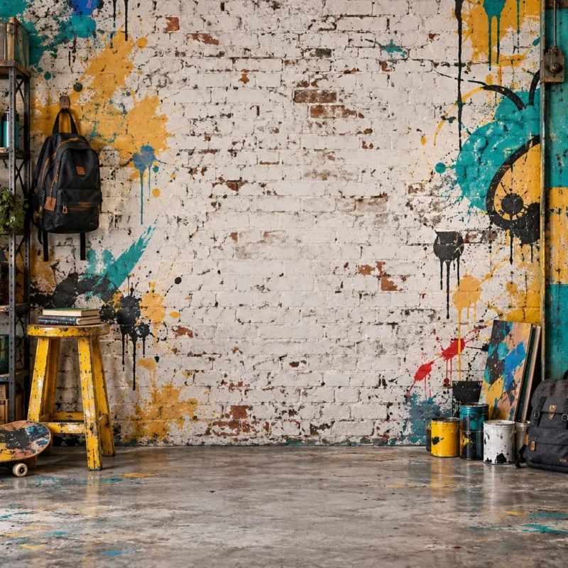 Pracownia Plastyczna - tło fotograficzne