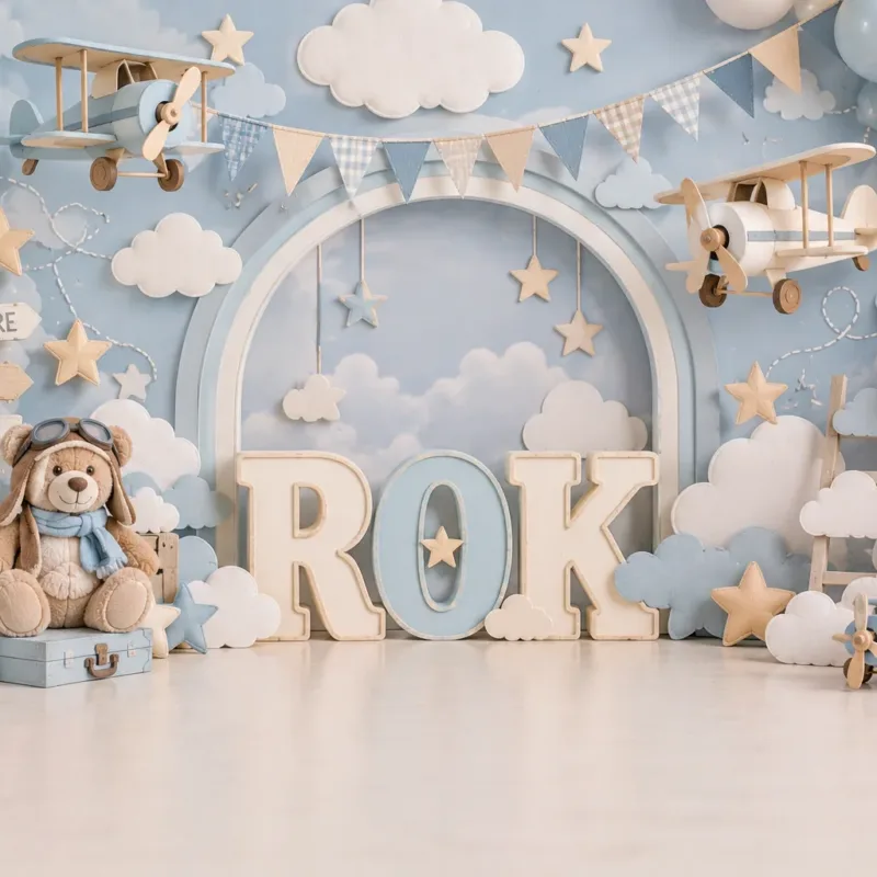 Roczek w Chmurach - tło fotograficzne